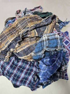 Color Flannel Cut (Reclaimed Shirts Material)