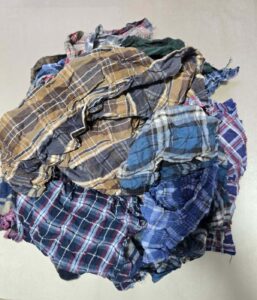 Color Flannel Cut (Reclaimed Shirts Material)