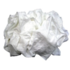 White T-Shirt Cut Material (Reclaimed White Knits)